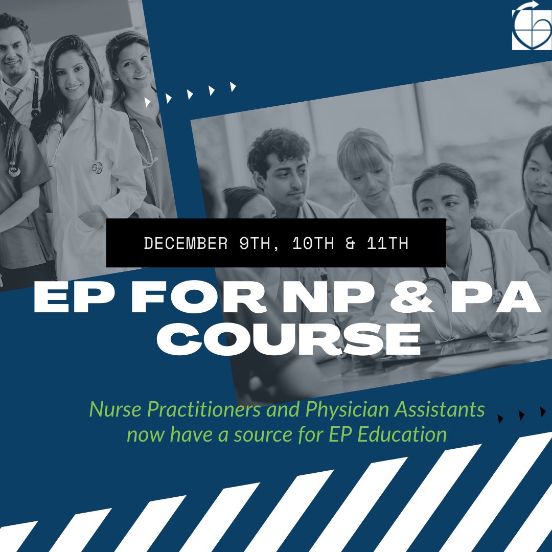 ChartAcademy's tweet photo. https://t.co/s2OnMqK4tu
Register NOW! CEU. CME applied.
#NurseTwitter #nursepractitionerweek #PAsDoThat #epeeps #cardiology #deviceclinic #remotemonitoring #ablation #postprocedure #arrhythmia #EPlab #epfellows @ACCmediacenter @StephenNP @CvRemote @hunterpate_EP @narrowQRS #AAPA https://t.co/UvmDRHGY1d