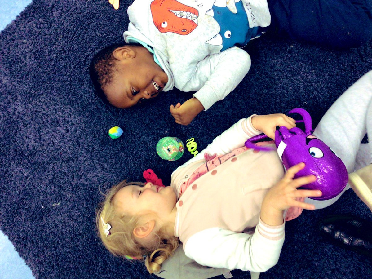 BSNJSV's tweet photo. Relaxing in calm, ‘sensory moment’ before the excitement of practising wrapping skills! There will be much seasonal excitement in the months to come....#JSVFS1 https://t.co/2cYlIpOlC5