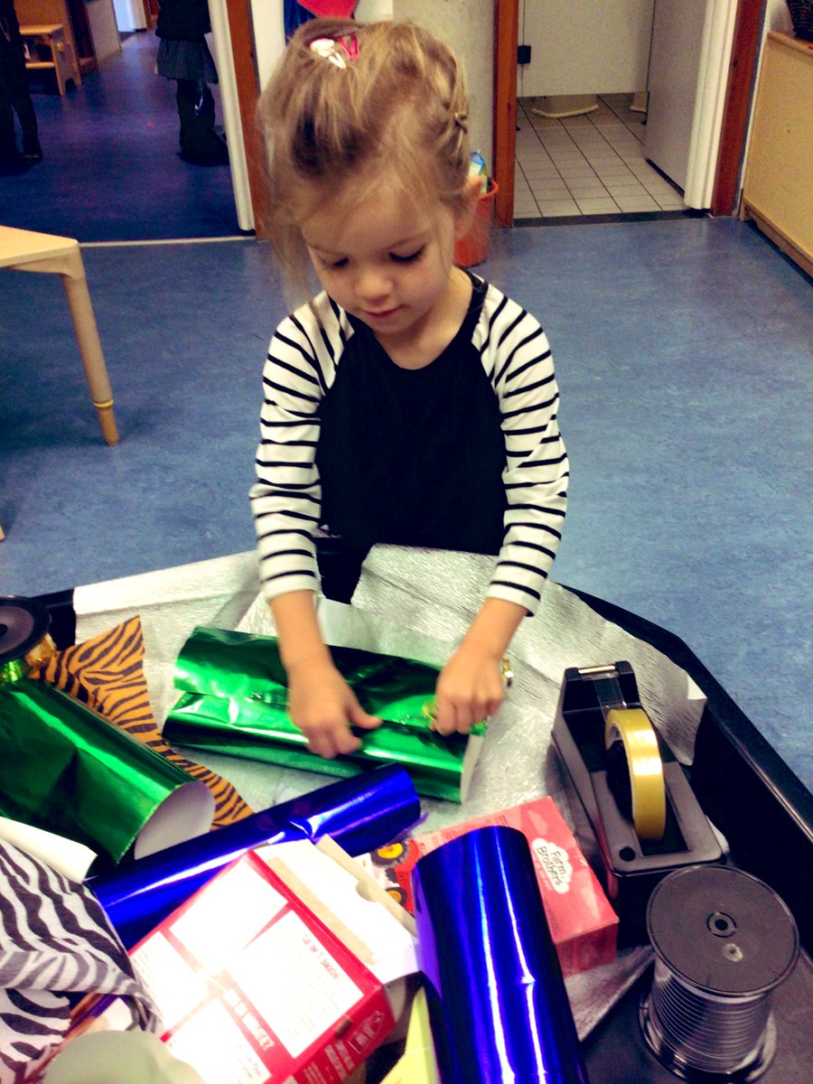 BSNJSV's tweet photo. Relaxing in calm, ‘sensory moment’ before the excitement of practising wrapping skills! There will be much seasonal excitement in the months to come....#JSVFS1 https://t.co/2cYlIpOlC5