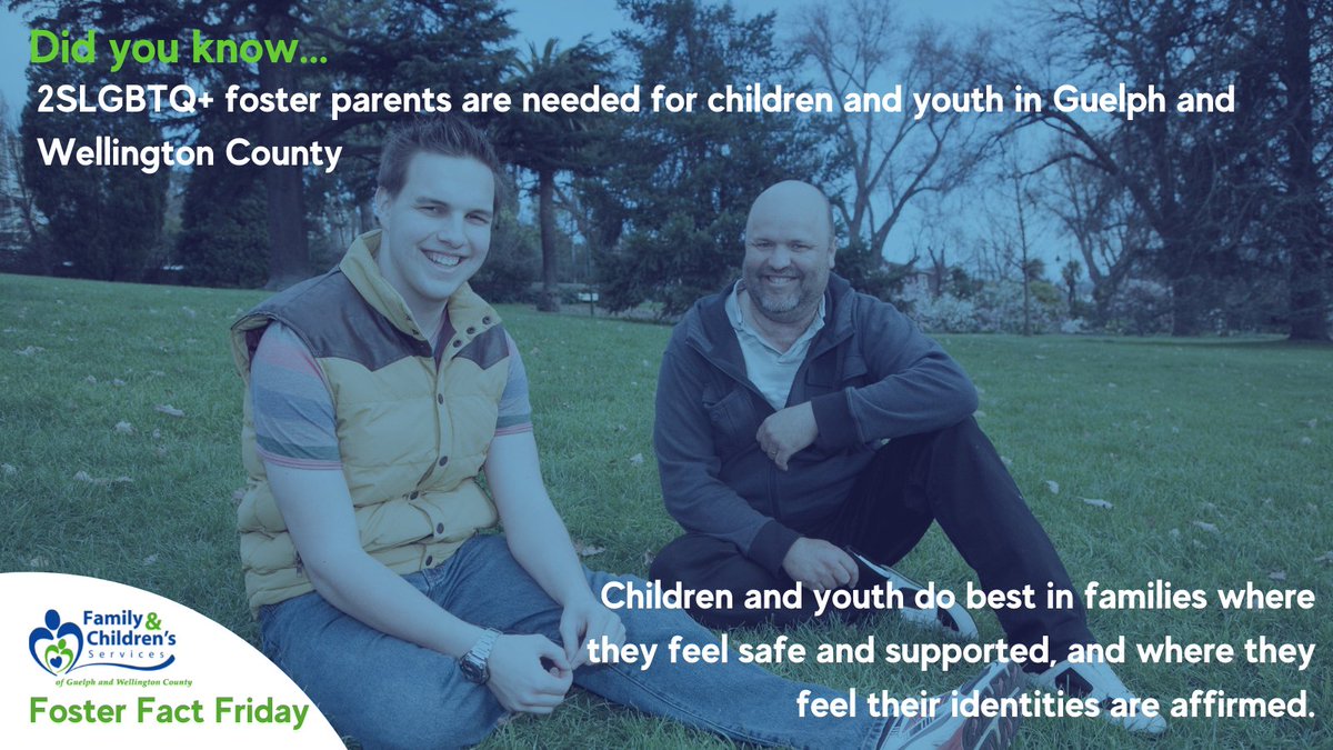 fcsgw's tweet photo. Have you ever thought about becoming a foster parent?
To learn more, or register for an information session, please reach out to one of our Foster & Adopt workers at 519-824-2410 or FosterandAdopt@fcsgw.org
#FosterFactFriday #FCSGW https://t.co/1dzRMJ1XF1