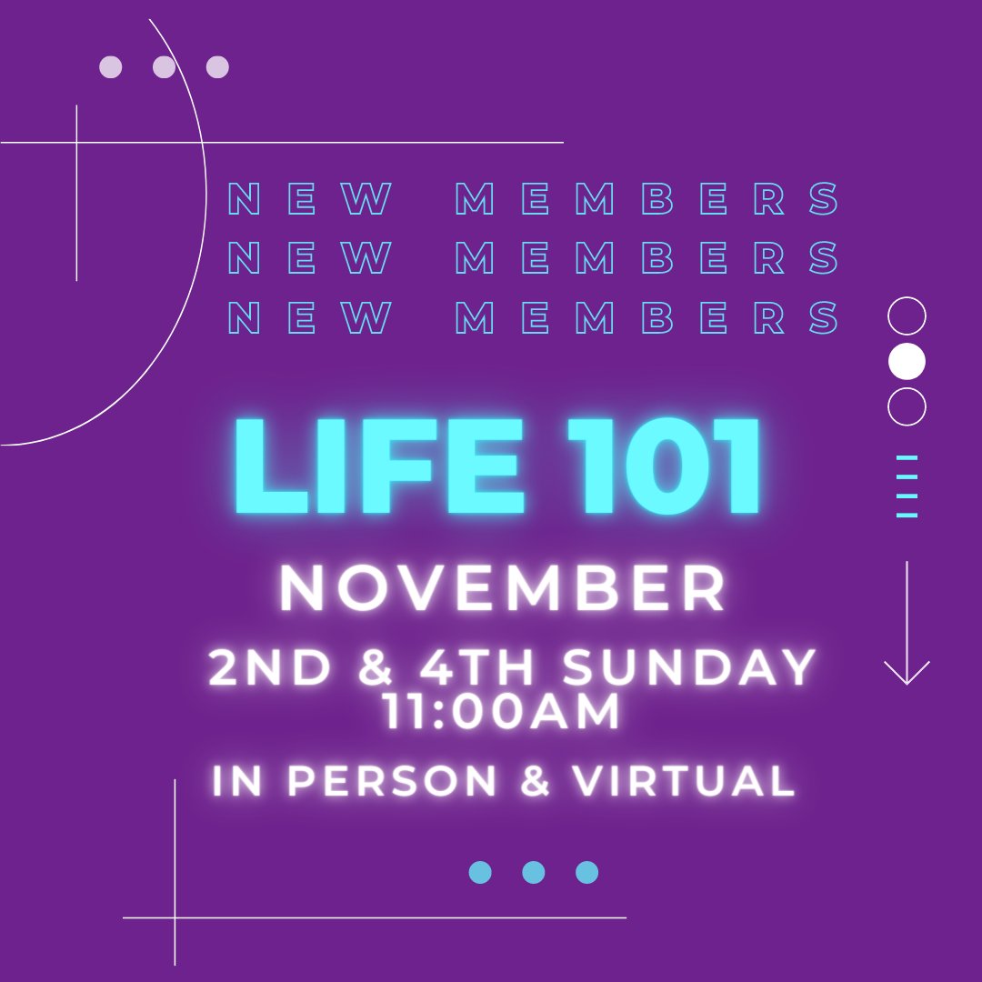 ALCGetYoLIFE's tweet photo. We are so excited to offer LIFE 101 next month for all of our New Members. (New Members: This is your next step! Make sure YOU and YOUR Family are present for this!) https://t.co/pF2TSqLFLN