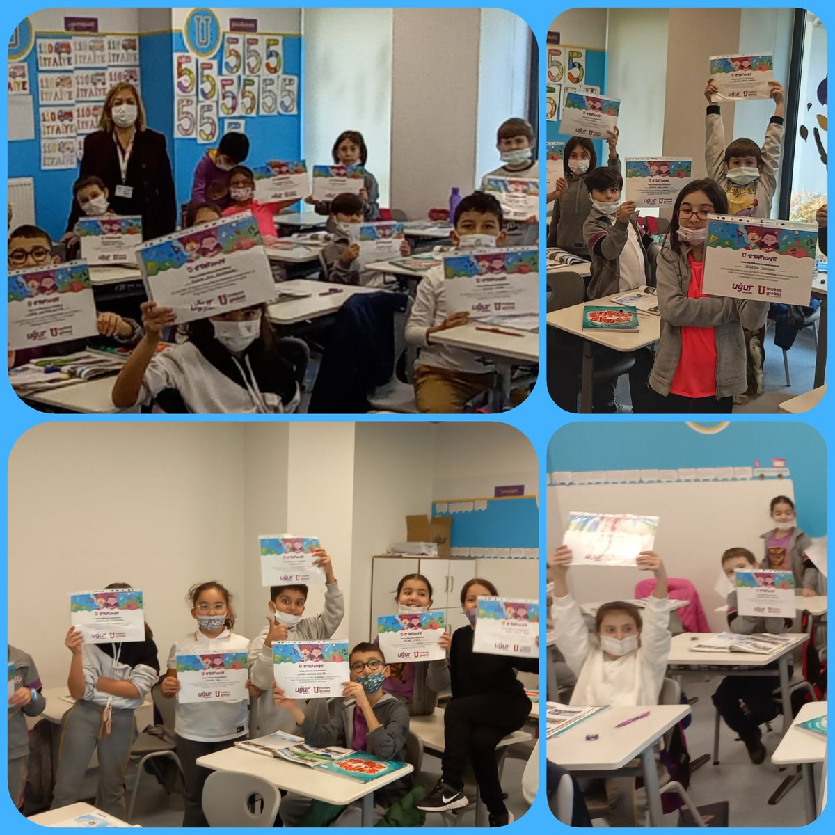 PELNAKIN1's tweet photo. #Grade3 Students received their U-STATIONS certificates #ustations #certificates #UmakesUglobal https://t.co/X57UffcPD3