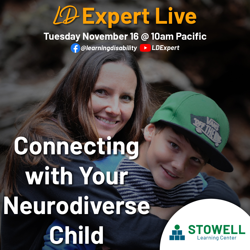 stowellcenter's tweet photo. On Tuesday, join Jill Stowell and therapist, Michael Uram, to learn fun ways to connect with your bright, quirky child.

🔔  Bookmark this link: https://t.co/XbpzfXf9YN 
 
@Uram Family Therapy 
@MichaelUramMFT 

#LDExpert #executivefunctioning #neurodiversitymovement https://t.co/eRFSlsdfqF