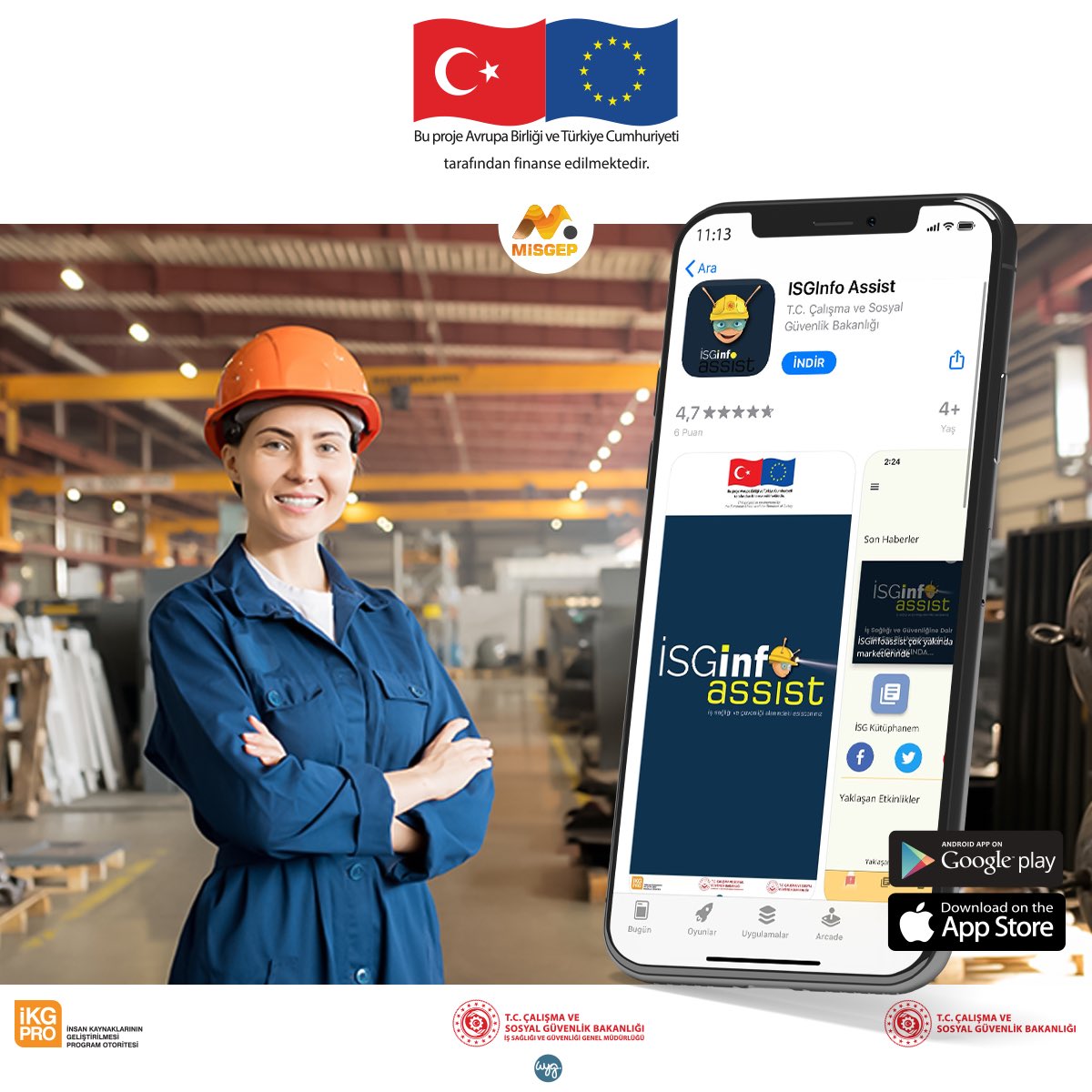 misgeptr's tweet photo. İSG PROFESYONELLERİ, ÇALIŞANLAR, İŞVERENLER, AKADEMİSYEN VE ÖĞRENCİLER; İSGinfo Assist ile tüm iş kollarında iş sağlığı ve güvenliği kuralları hakkında önemli bilgilere kolaylıkla ulaşabilirsiniz. 
Google Play:
https://t.co/q9Hh87PEFN
App Store:
https://t.co/yK0ti9iG5f
#İSGinfo https://t.co/VRbWG8B6yi