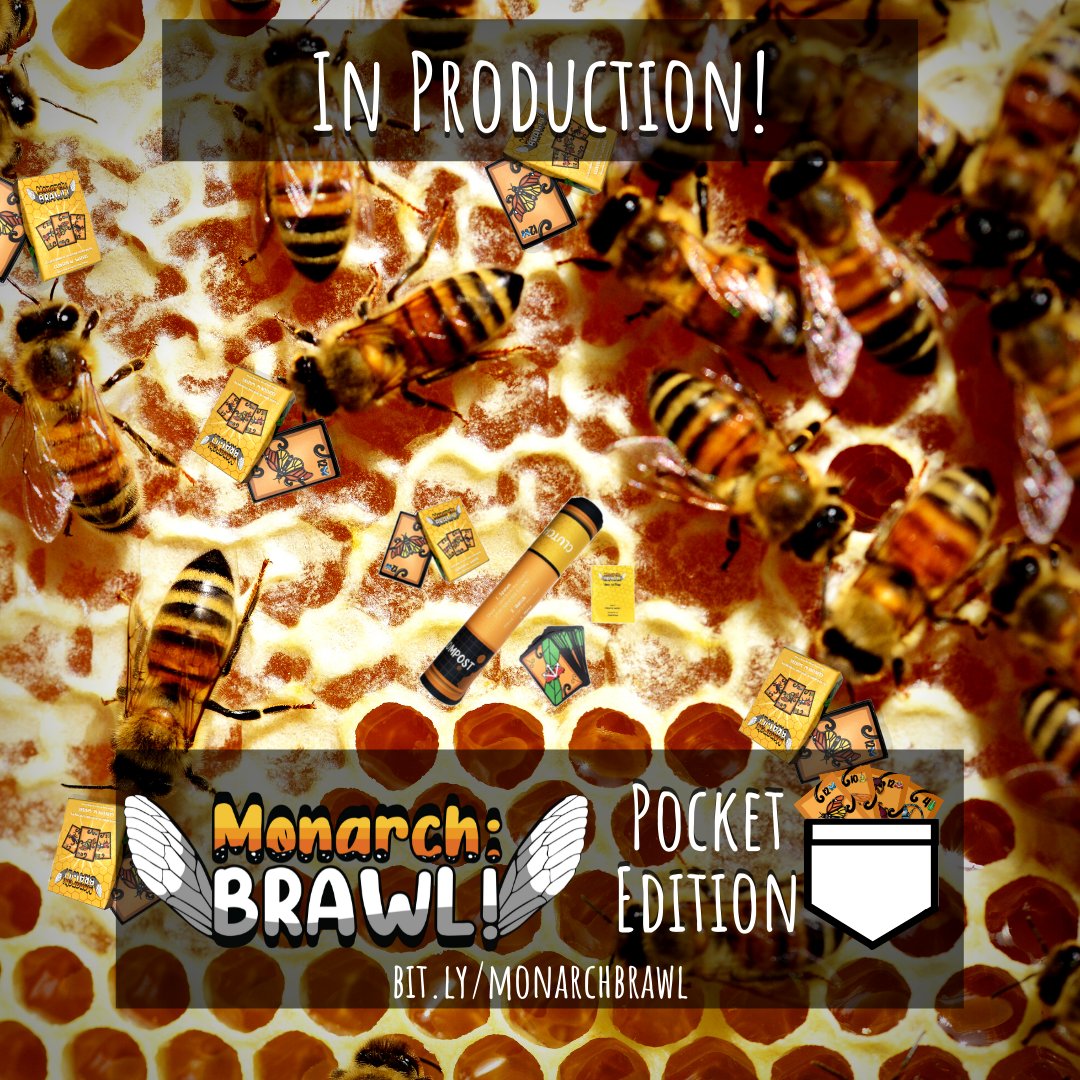 monarchbrawl's tweet photo. 🐝🐝🐝

We are so happy to announce that Kickstarter sent over the backer funds today and our bulk order has been placed!

The manufacturer will begin printing and assembling. We were also able to spring for express shipping, so they should be here by the end of the month! https://t.co/98UmKJfZHn