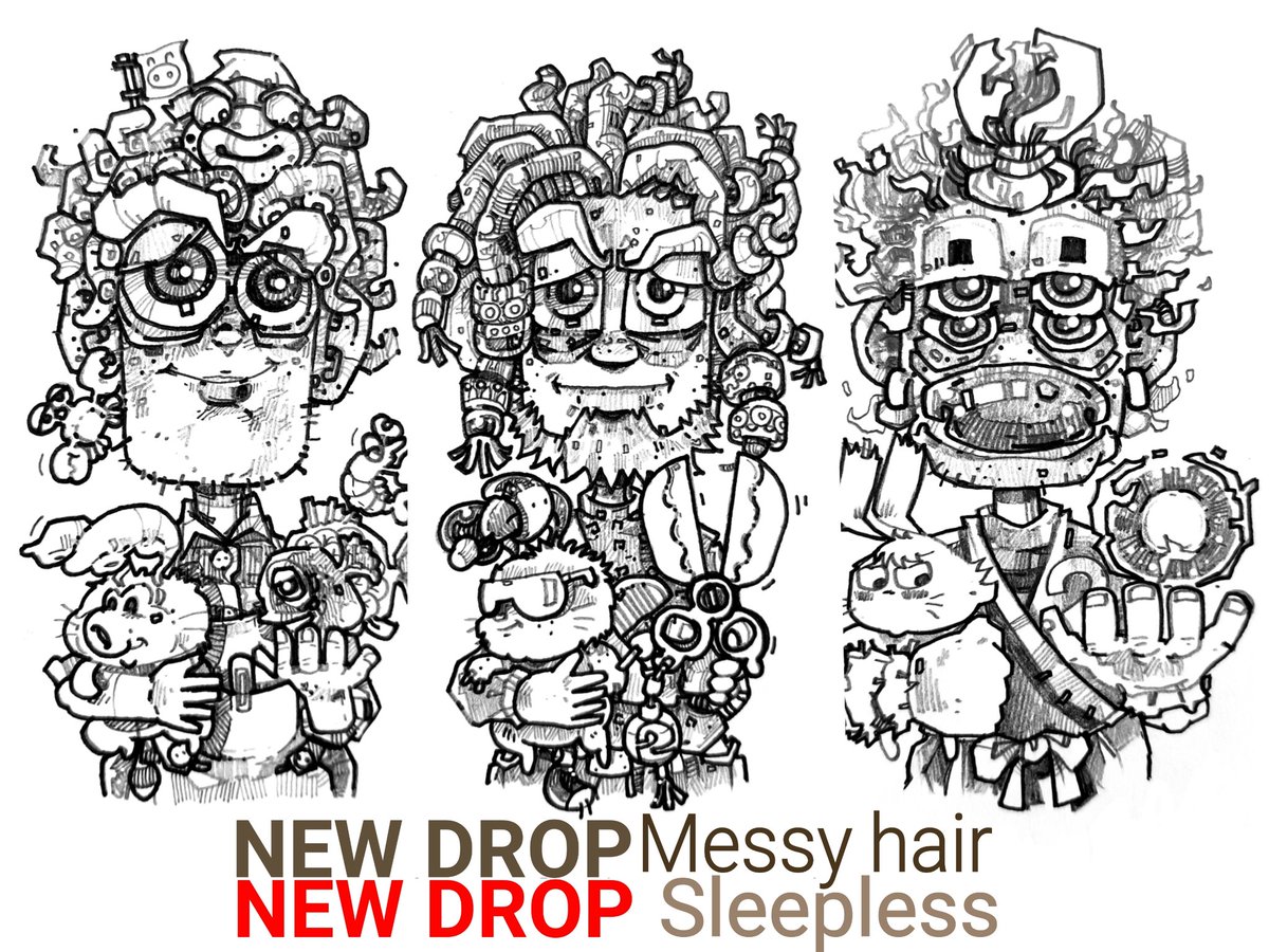 SongyothN's tweet photo. New Drop...🤗❤
Freehand Sketch 
Messy hair &amp; Slep less man 
https://t.co/cQioAuK0e8 https://t.co/aM3YXk0F7B