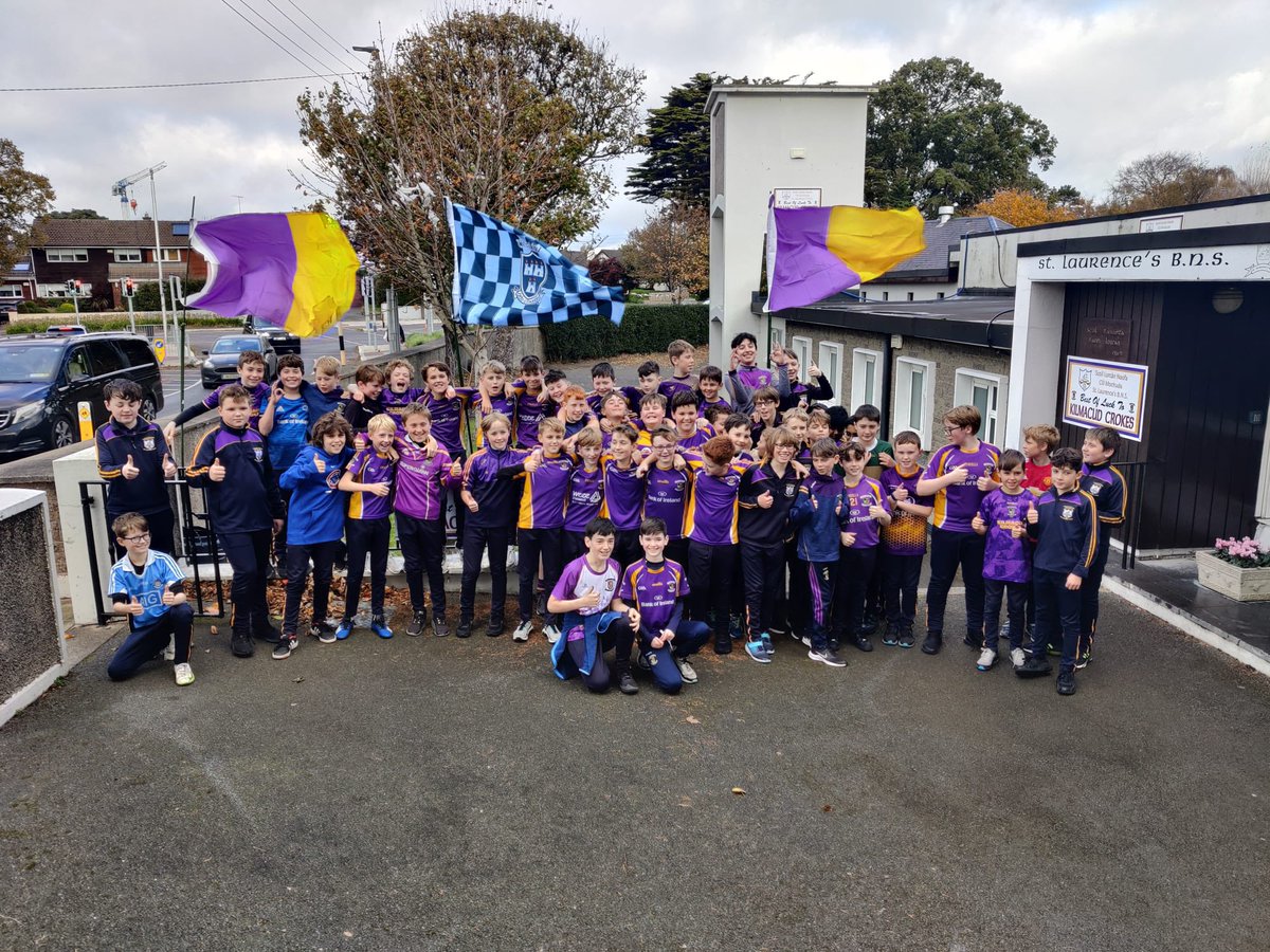 KCrokesGAAClub's tweet photo. Purple &amp; Gold is everywhere. Well done to everyone who played their part! https://t.co/ilzSMTTWER