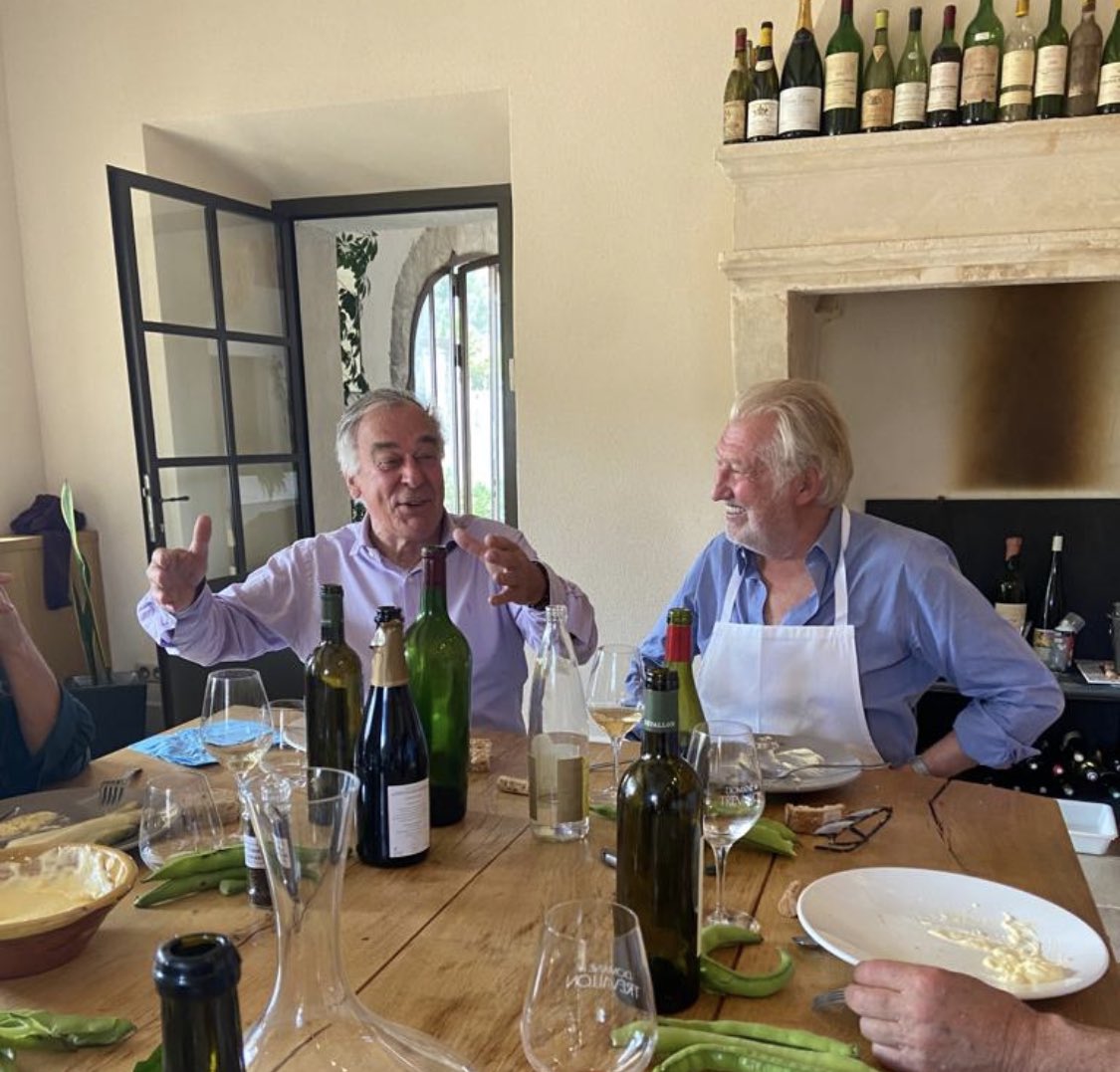 Aujourd’hui, j’ai perdu un ami, un immense vigneron et un homme rare. Je pense à ses proches et à celles et ceux qui ont eu la chance de le connaître et de l’aimer. #domainetrevallon