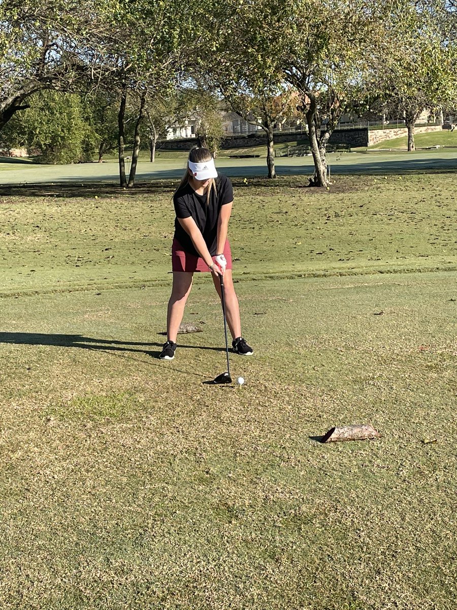 MagWestGolf's tweet photo. Grace. Natalie. Braedann on the first hole of the Montgomery classic. https://t.co/JtyGPRUo6O