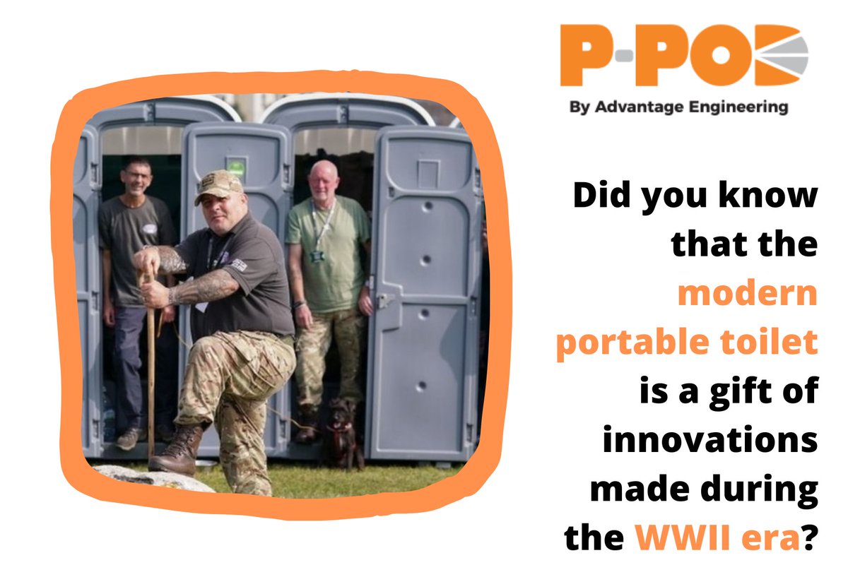 ppodinc's tweet photo. During WWII, shipbuilders left work &amp; walk to the dock to relieve themselves. This was inconvenient &amp; lowered productivity. This was solved with a makeshift metal #PortableToilet. While more sanitary, today's toilets work the same.
https://t.co/twYANoKzZz
#PPodPortableToilets https://t.co/7Zx8lYajVQ