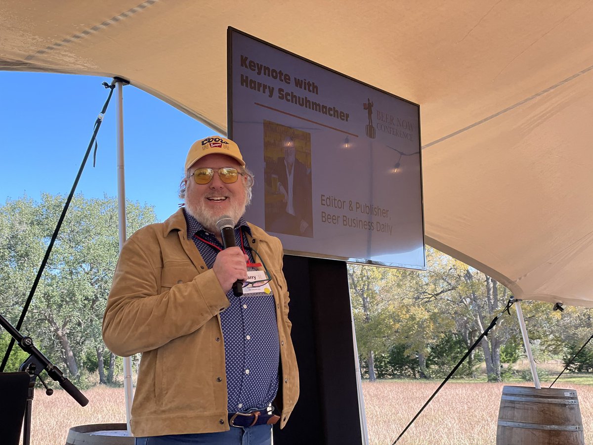 What an honor to have Harry Schmacher from <a href="/BeerBizDaily/">Beer Business Daily</a> as our keynote speaker! #BeerNow21