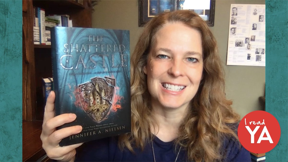 ireadya's tweet photo. Check out Jennifer A. Nielsen (@nielsenwriter) reading an excerpt from the latest #FalsePrince book, THE SHATTERED CASTLE, for #FridayReads! ➡️ https://t.co/aYoJcqXYHx https://t.co/KTygui0pcK