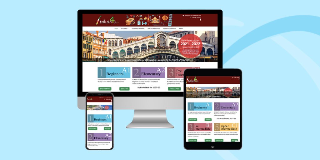 A smoother, streamlined #websitedesign that speaks our client's language 🇮🇹
Find out more in our #portfolio:
pivotalmarketing.co.uk/portfolio/ital…