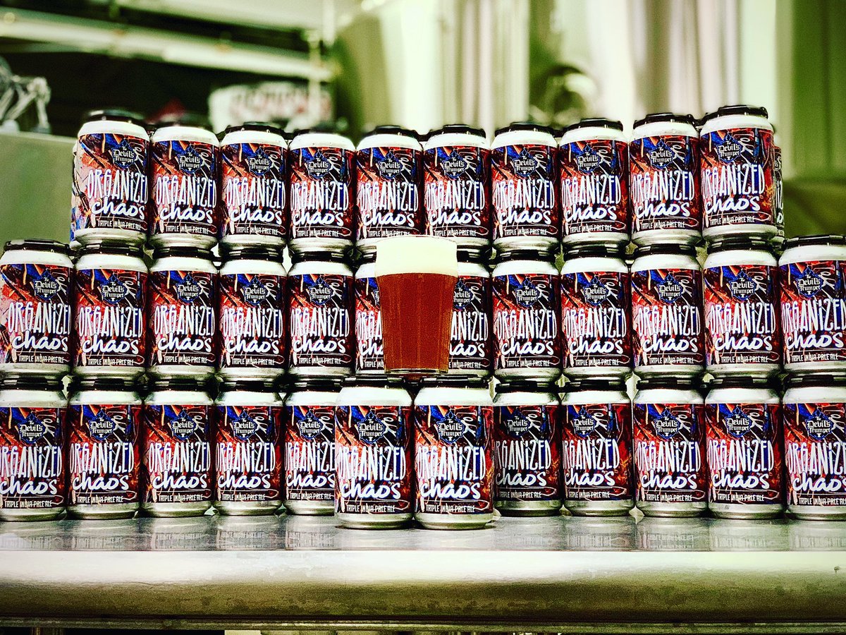 🔥BEER RELEASE FRIDAY🔥 ORGANIZED CHAOS Triple IPA / 10.2% ABV
A meticulously calculated hop assault on your pallet. Brewed with Galaxy hops. ORGANIZED CHAOS will be available on tap &amp; in 4 packs to go. We’re open 12-7 today &amp; 12-5 Saturday.#dtbrewing #organizedchaos