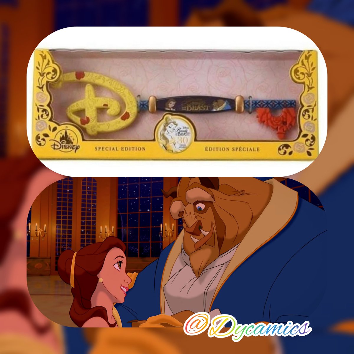 dycamics's tweet photo. 🌹Prochaine clé pour les 30 ans de La Belle et la Bête #disneykeys 🌹
 #Dycamics #disney #shopdisney #thebeautyandthebeast #labelleetlabête #disney #disneycollector #disneycollection #disneyactu https://t.co/bgn9lFoy8y
