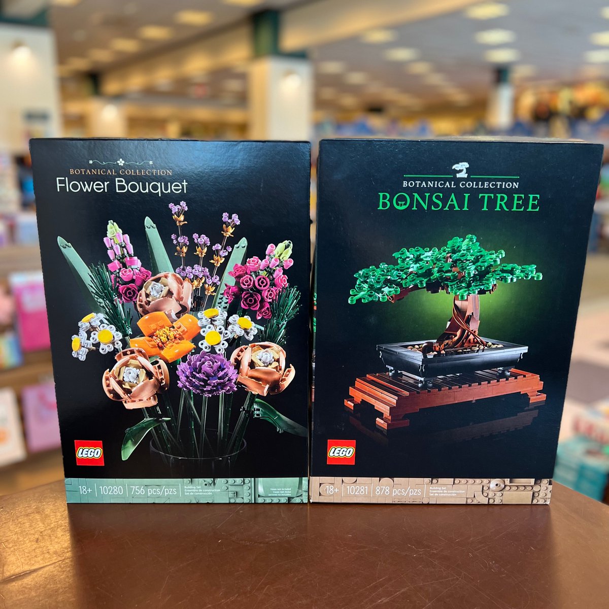 BNBuzzChico's tweet photo. Need gift ideas this holiday season? Look no further, these Legos are perfect for everyone. #Lego #legoflowers #legobonsai #legotree #flowerbouquet #barnesandnoble #barnesandnoblechico #christmasshopping #giftideas https://t.co/IiLNlKlMn1
