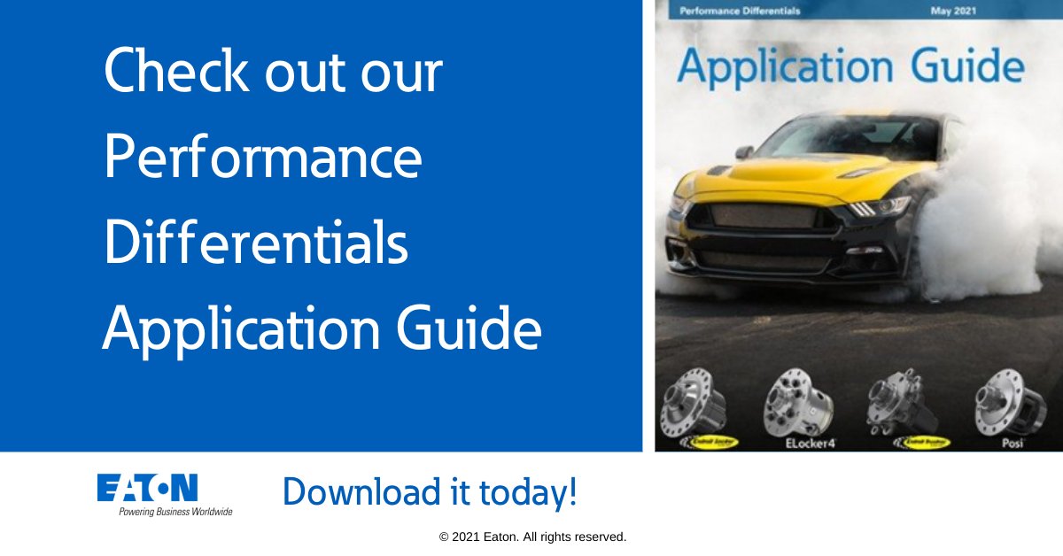 eatoncorp's tweet photo. Looking to improve the performance handling of your vehicle? Our new application guide has the latest new performance #differential products for Toyota, Jeep, Mustang, RAM and more. Check it out now! https://t.co/dM4R3NW2n1 #EatonPerformance https://t.co/ABeZ75LWis