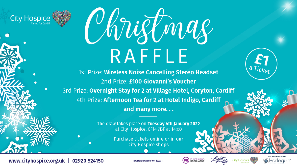 CityHospice's tweet photo. 🎅Christmas Raffle🎅
We’ve got some great prizes to be won for just £1 a ticket in our Christmas raffle.

Your support will help us care for patients and their families this Christmas🎄

You can buy your tickets in our shops or here https://t.co/VL2ajNXkrx

Thank you! 💚 https://t.co/QDbMFAGc0V