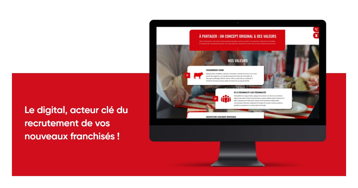 Net_Concept_'s tweet photo. Découvrez comment nous avons accompagné l'enseigne La Boucherie dans le recrutement de ses nouveaux franchisés. 🗹
En savoir plus sur le projet : https://t.co/GwATwoP83A 🍽️
#entreprise #projetweb #refonte #site #internet #visibilite #franchise #labourcherie #netconcept https://t.co/unMwuK1yEk