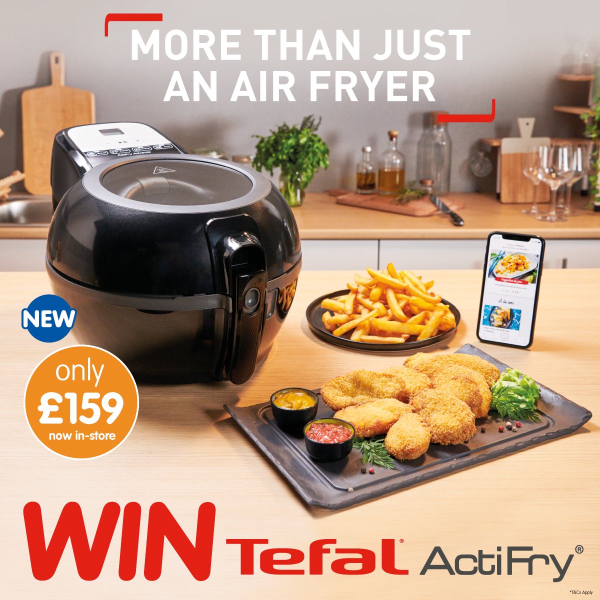 bmstores's tweet photo. 🍳 #COMPETITION TIME 🍳

We've teamed up with @TefalUK to giveaway this amazing #ActiFry to ONE lucky winner! https://t.co/UkvXHEQfjo

For a chance to #WIN, simply let us know WHAT you'd cook in it!

Competition ends 9am 19/11/21 https://t.co/ZCoM4ZOcvU