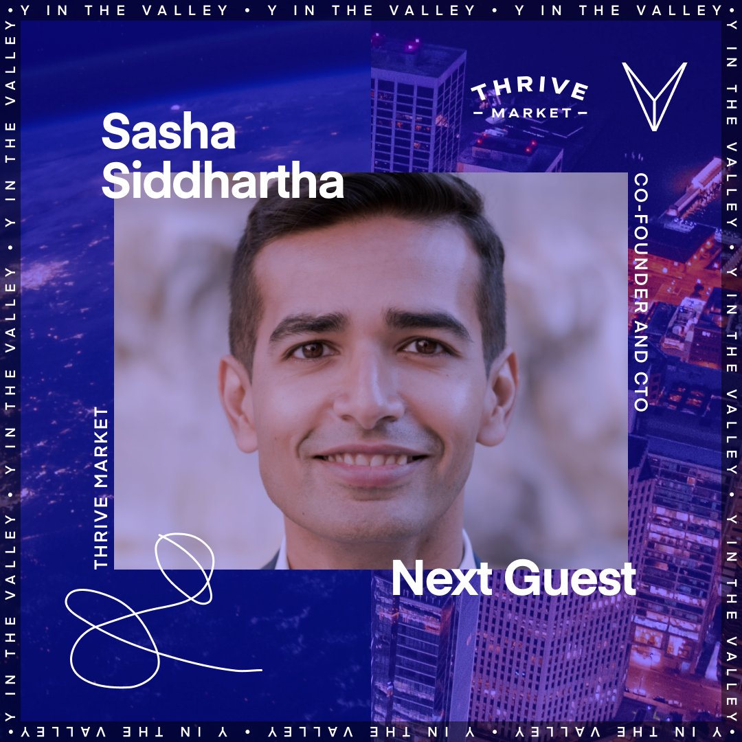 Yml_co's tweet photo. Our next guest on the Y in the Valley #podcast, Sasha Siddhartha, Co-founder and CTO at @thrivemarket, is building one of the most sustainable and successful online groceries in the U.S 💡🛒 Hosted by @ashishtoshniwal new episode drops 11/16 — #subscribe https://t.co/aKTErc7NHh https://t.co/xUqHwNQzW8