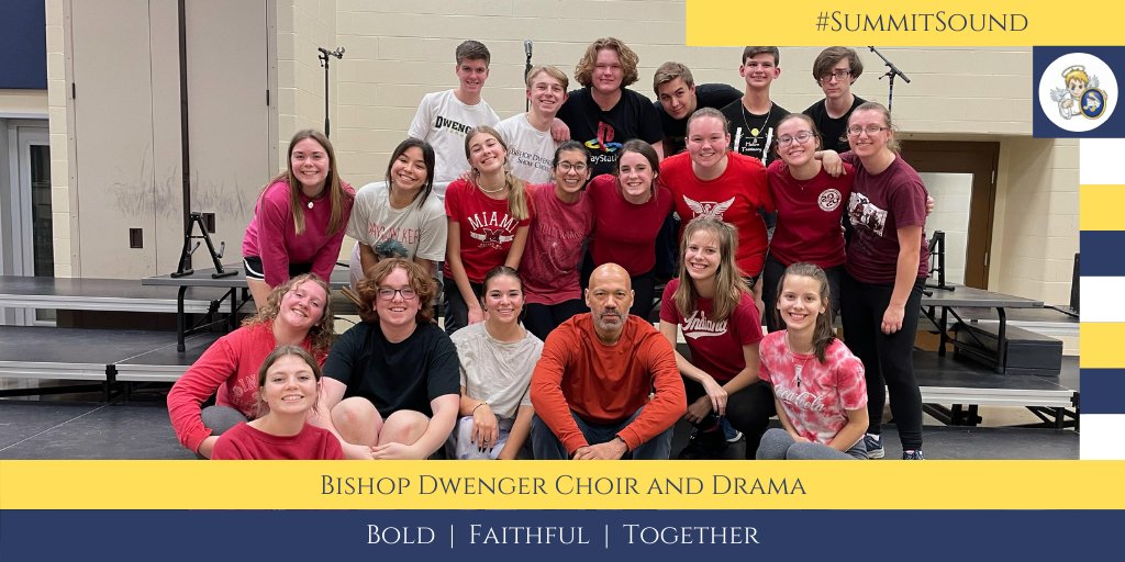 BDchoirdrama's tweet photo. Our Musical Saints have been incredibly busy! #EleganceSC wrapped up their choreography sessions with Jenna this week and #SummitSound wrapped up their sessions with Mike last week. We can't wait to debut @BishopDwengerHS' #showchoir shows at our cabaret in January! https://t.co/HHTKDcE67t