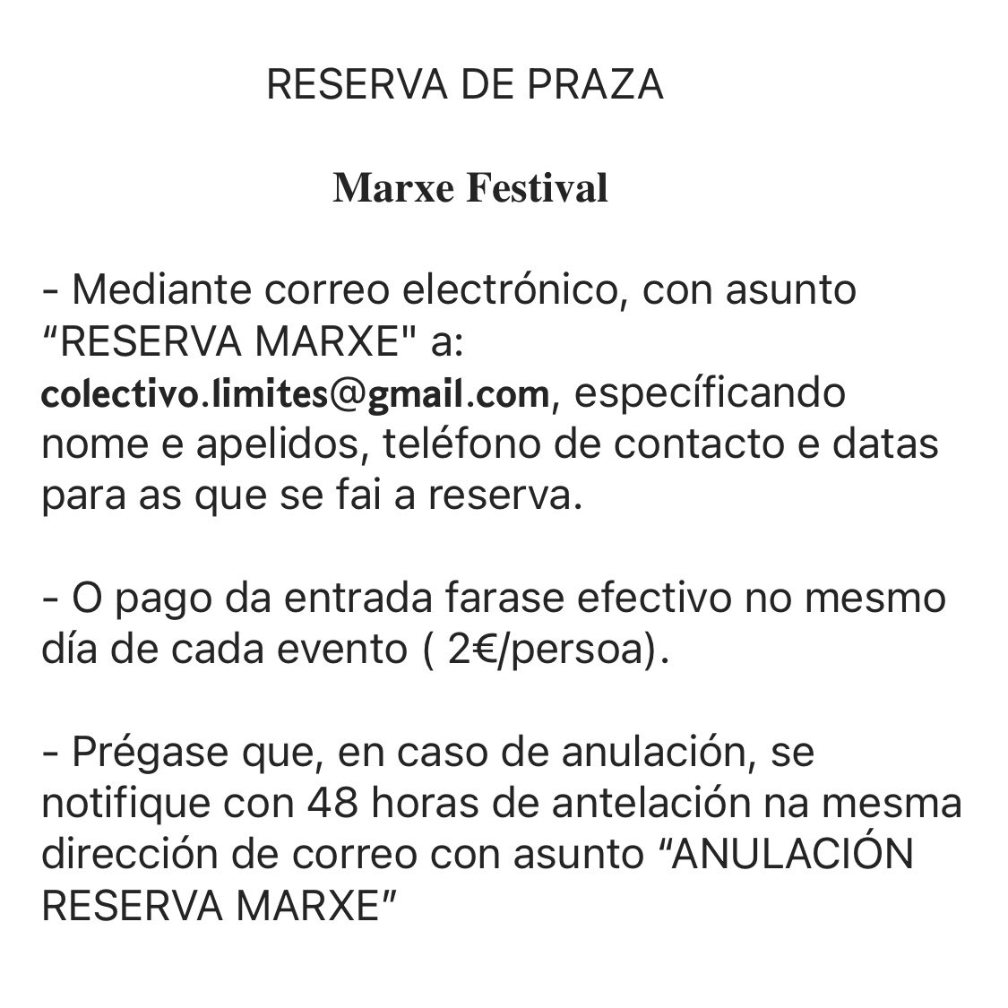 limites_corpo's tweet photo. IMPORTANTE!
Por cuestións de organización, pregamos ás creadoras das propostas seleccionadas para o 𝗠𝗔𝗥𝗫𝗘 que, no caso de quereren asistir a calquera das dúas xornadas que terán lugar os días 20 e 21 de novembro fagan a súa reserva. Info, aquí: ☺️ https://t.co/orYmFLvwZw