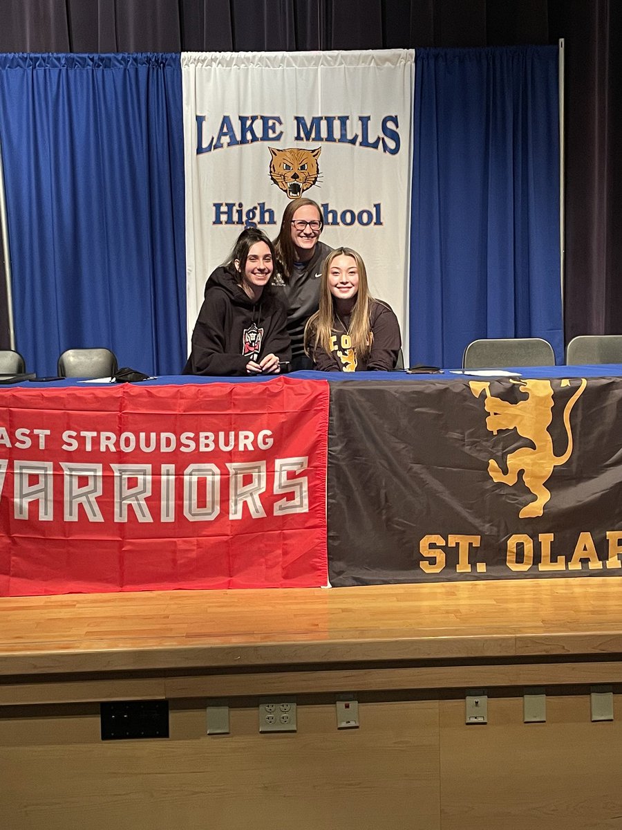 LcatsAthletics's tweet photo. Congratulations to Sydney Lewellin and Olivia Karlen on their commitment to play volleyball in college! #LCatPride https://t.co/bsQMwmhhtG