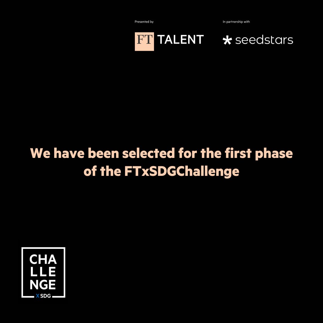 TripprTravelNow's tweet photo. We are very excited to announce that we have been selected for the first phase of the FT x SDG Challenge 2021.  

If you want to know more about the Challenge and watch the final event register here: https://t.co/mv9gVdgHty
#Seedstars #FTxSDGChallenge #TripprTravel https://t.co/PH6GdME404