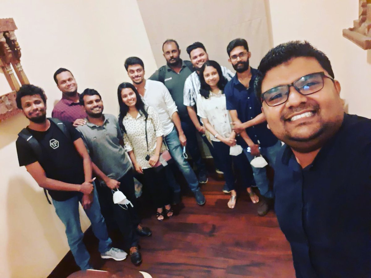 pramod4lk's tweet photo. Very first in-person meetup for this year and had a fun-filled time with this super-duper team - Sysco SEED
.
#syscolabs #syscoseed #seedteam #syscofoodie #workandhavefun #lunchout https://t.co/R5p3Od5unK