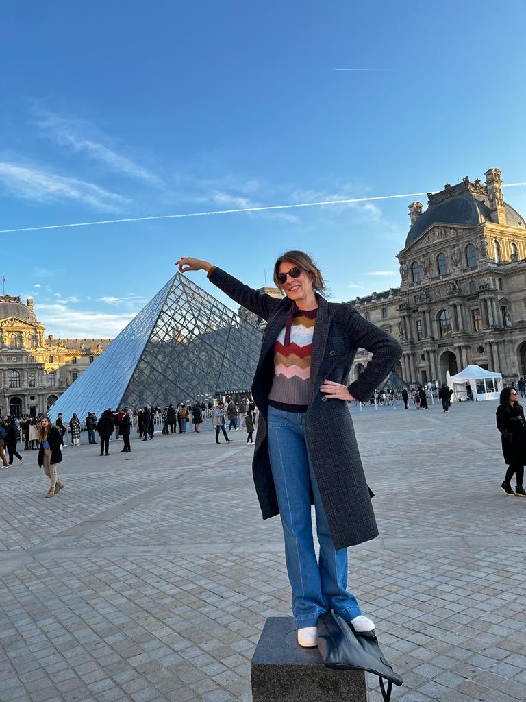 Let’s go steal the Pyramid at The Louvre?! 😂🇫🇷