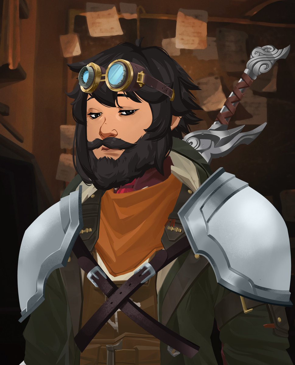 the_brawlur's tweet photo. My hairs longer irl, and my upper lip stache is thinner, and you can't make it fatter but mostly yeah. #MyLeagueLook https://t.co/kBtiT5TPTp