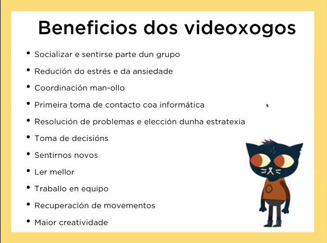 CAFIgalicia's tweet photo. 📰@luz_castro amosa as boas prácticas cos videojogos
⌚️e tamén salienta os beneficios de xogar
Seguimos en Tecnoloxía e creación maker de #CAFI_AulaNova #CAFI_maker https://t.co/wSZlUeN2sz