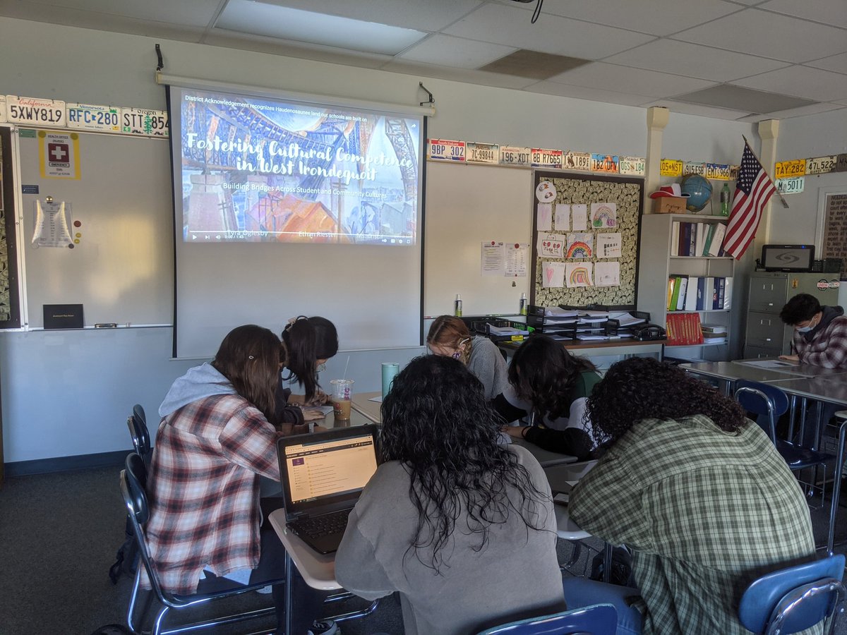 Seniors <a href="/IrondequoitHS/">Irondequoit HS</a> were diligently unpacking the role and purpose of the Land Acknowledgment Statement of <a href="/WestIrondequoit/">West Irondequoit CSD</a> today.  The closure question answers say it all 🙂
<a href="/cristal_kim17/">Kim Cristal</a> <a href="/AaronJohnsonWI/">Aaron R. Johnson</a> <a href="/ChrissyMiga_WI/">Chrissy Miga</a> @barbharford