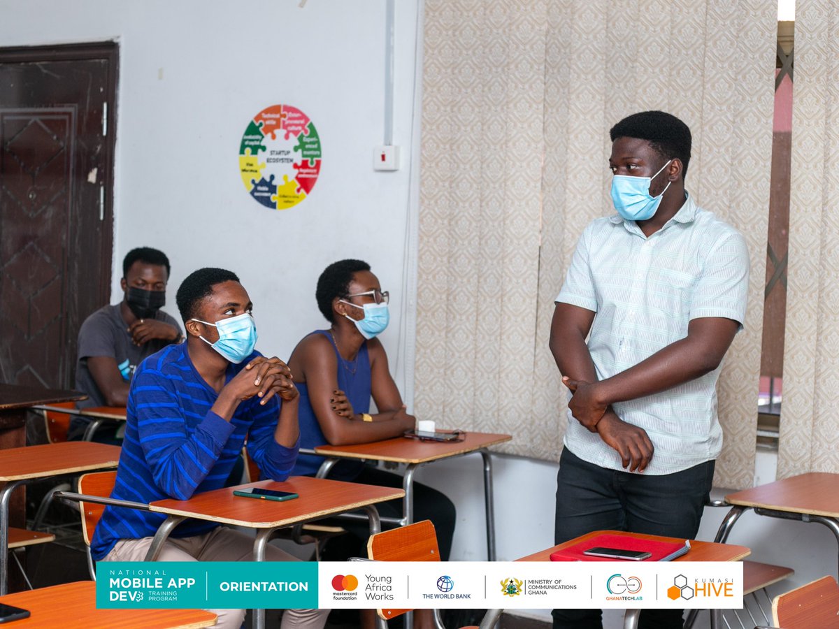KumasiHive's tweet photo. Today we had the orientation for the upcoming #FreeMobileApp with Flutter Training Program. Trainees were taken through the various phases of the program and what to expect.
#AppDev #HiveTribe #MobileAppDev #PaSE #YoungAfricaWorks #Ghana https://t.co/TG8ZK7QRvs