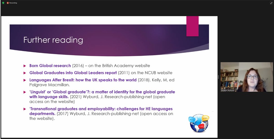 Jocelyn Wyburd <a href="/jwyburd/">Jocelyn Wyburd</a>, Director of the Language Centre at Cambridge and CIOL Qualifications <a href="/CIOLinguists/">CIOL</a> board member, explaining how and why language students can position themselves as the Global Graduates that employers find so attractive! <a href="/LanguageShow/">Language Show</a> #languageshow