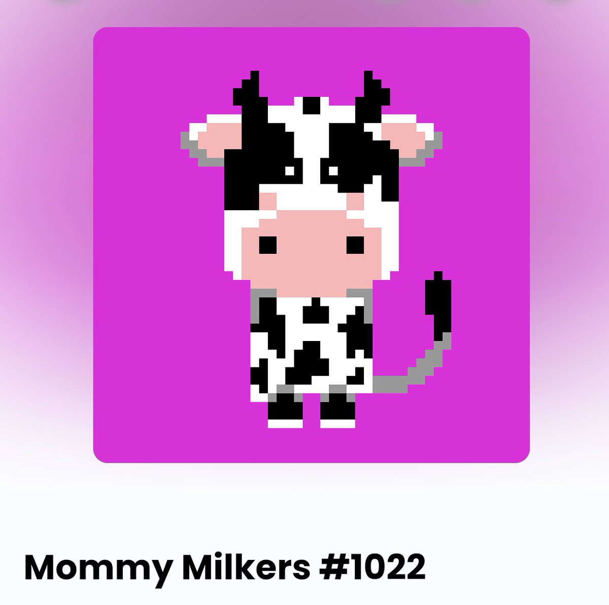Mommy Milker #1022
🤍🐮🥛🍪
Check out my links in bio!
opensea.io/assets/matic/0…
#NFT #NFTCommunity #NFTs #nftart #shiba #ShibaCoin #NFTartist #NFTarts #NFTshill #ETH #Polygon #ELON #hopingforfirstsale #opensea #OpenSeaNFT #NFTcollectibles #nftcollectors #openseanfts