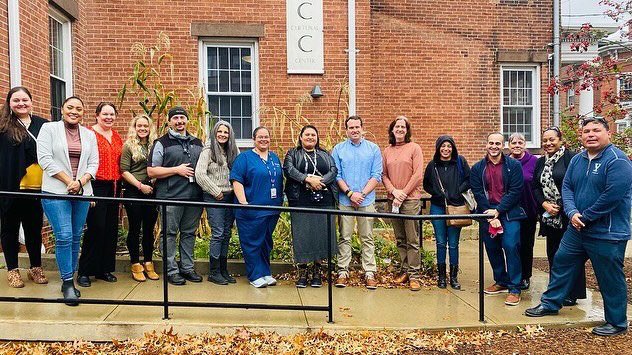 Indigenous Staff &amp; Faculty Meet-N-Greet Luncheon!! Always good to see our Indigenous community enjoying food and connecting 💙🐾 
Thank you to Yale Office of Diversity and Inclusion, and the Yale Latino Networking Group 🙌🏽
The Indigenous professionals circle at Yale is growing!!