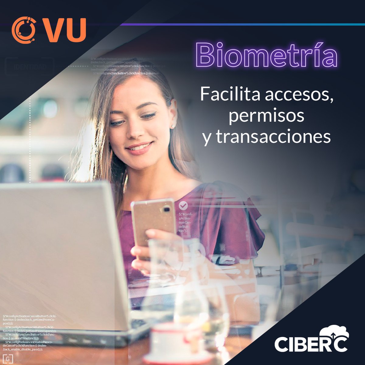 CIBERC_L's tweet photo. ¿Sabes cuantas veces al día utilizas #tecnología biométrica sin ser consiente de ello? Cada vez que desbloqueas tu smartphone con tu huella dactilar estás haciendo uso de la misma. #VUsecurity posibilita el acceso sin fricción basado en las características únicas e irrepetibles. https://t.co/GgIVBKLDOz