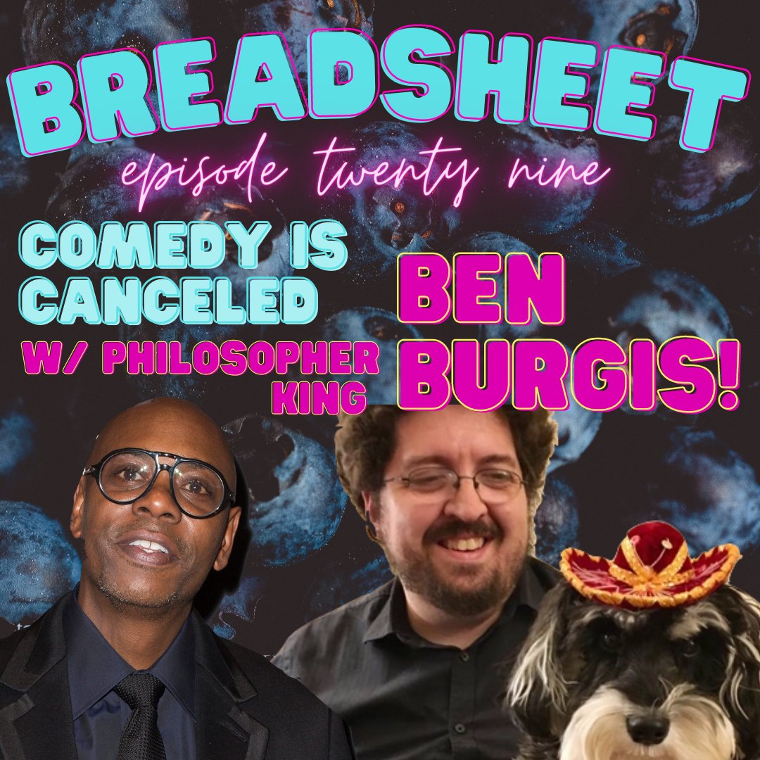 new BREADSHEET w/ PHILOSOPHER KING <a href="/BenBurgis/">Ben Burgis</a>  is FINALLY live! We talk about <a href="/DaveChappelle/">David Chappelle</a> and stuff

Apple:
podcasts.apple.com/us/podcast/bre…

Spotify:
open.spotify.com/episode/4MvZ0N…

Everywhere else:
hoss.fun
