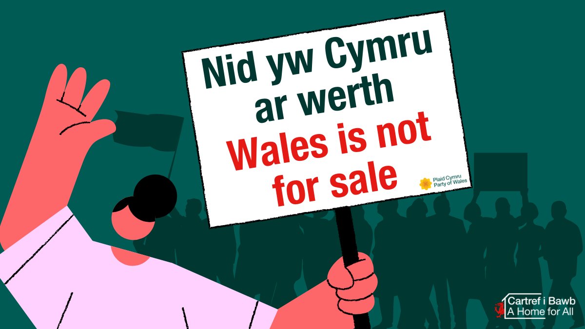 Plaid_Cymru's tweet photo. The housing crisis needs urgent resolution.
▶️ Planning consent for changing a house to a second home or holiday home
▶️ Increase LTT on second homes
▶️ Close loophole so all second home owners pay Council Tax
▶️ Licensing scheme for short term holiday lets
#AHomeForAll https://t.co/ceQ2bcQFm7