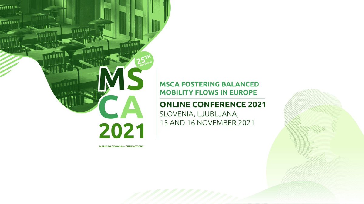 GabrielMariya's tweet photo. 📣15-16 November @ #MSCA2021SI, join the debate on mobility &amp; reintegration of researchers! 

We will share good practices &amp; develop hands-on guidelines to empower #MSCA fellows to bridge career interests &amp; transfer knowledge and skills 🔬📖

👉https://t.co/nWAm0ea6OU https://t.co/cDlKcIBUqx