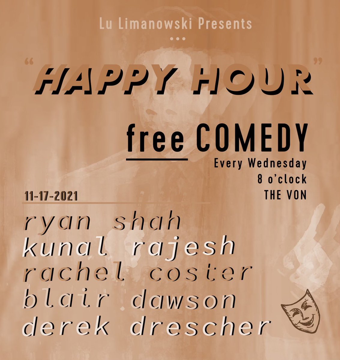 ryanshuh's tweet photo. Thank you for everyone coming this week! Such a cool lineup next week too I’m really excited. Also with @kunalrrajesh &amp; @secularshame https://t.co/c1B3KVTIxg