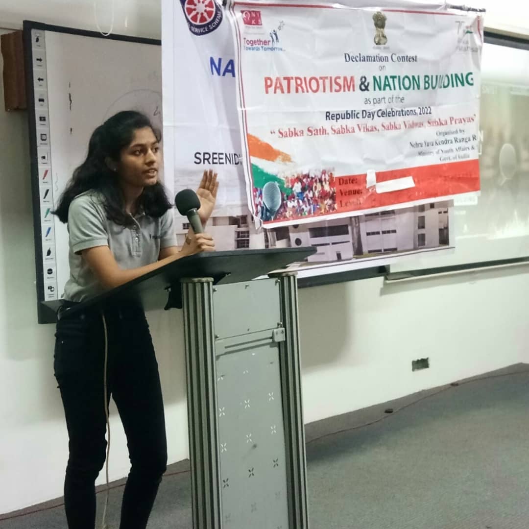 Rangareddy_nyks's tweet photo. Block level Declamation Contest Competition on Patriotism &amp; Nation building at Hyathnagar block Rangareddy Dist.
#nyks #NYKS4Nation #NYKSINDIA #declamation #declamationcompetition #declamation🗣️ #nyksdeclamationcontest #nyksrangareddy https://t.co/9fEHqOOv4q