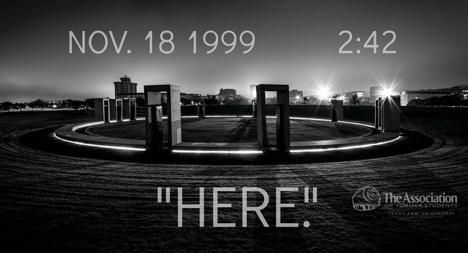 AggieNetwork's tweet image. Miranda Adams ’02
Christopher Breen ’96
Michael Ebanks &apos;03
Jeremy Frampton ’99
Jamie Hand ’03
Christopher Heard ’03
Timothy Kerlee, Jr. ’03
Lucas Kimmel ’03
Bryan McClain ’02
Chad Powell ’03
Jerry Self ’01
Nathan West ’02

We will always remember. You are always with us. Here.