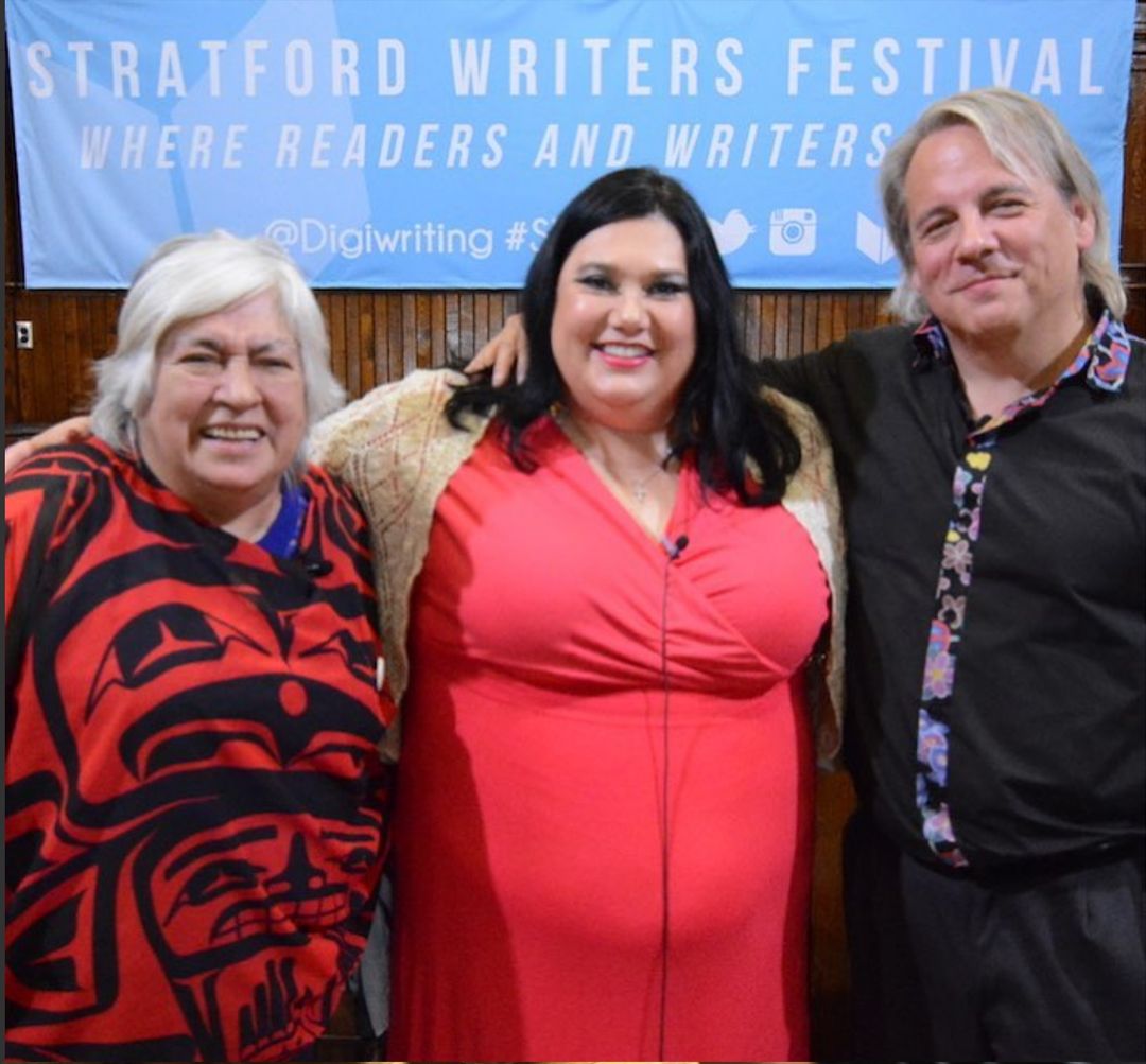 We are saddened by the news of Lee Maracle passing. She was such an inspiration at our festival with <a href="/thecandyshow/">Candy Palmater</a> and Drew Hayden Taylor. Rest in peace Lee. Your words will live on.