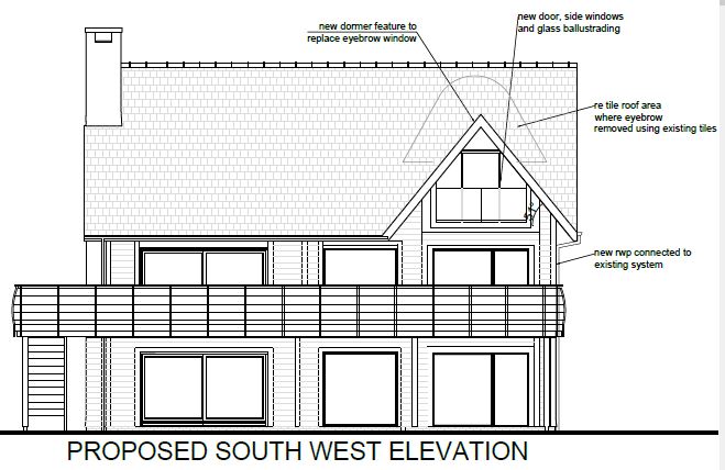 Lewis_Architect's tweet photo. Planning permission achieved for another balcony conversion and replacement of redundant eyebrow window.
#architecture #design #llanelli #architect #construction #improvements #coastalliving #machynys 
Find out more on our website 
https://t.co/hHqlIVV0tH https://t.co/ZDsmnTopis