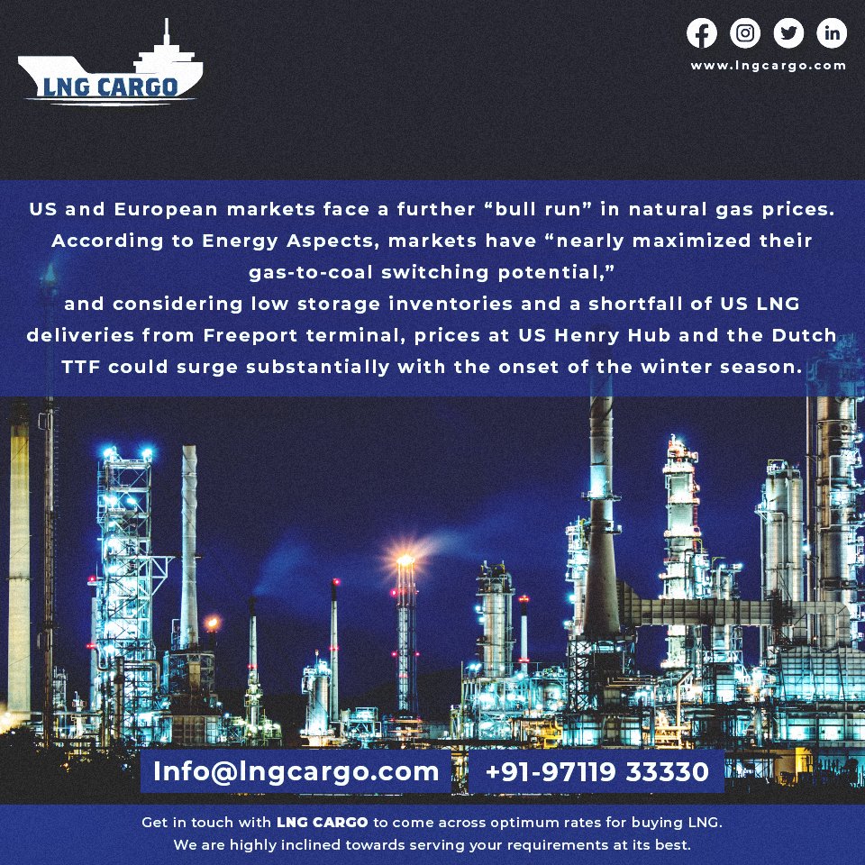 lng_cargo's tweet photo. Henry Hub and TTF gas prices face further ‘bull run’ as winter approaches.
⁠⁠
#buylng #selllng #spotlng #lngcargo #lng #oilandgas #naturalgas #energy #lpg #oil #oilandgasindustry #truck #scania #petroleum #pipeline #gas #transport #crudeoil #logistics #container #dreamtruegroup https://t.co/BCp5ppimco