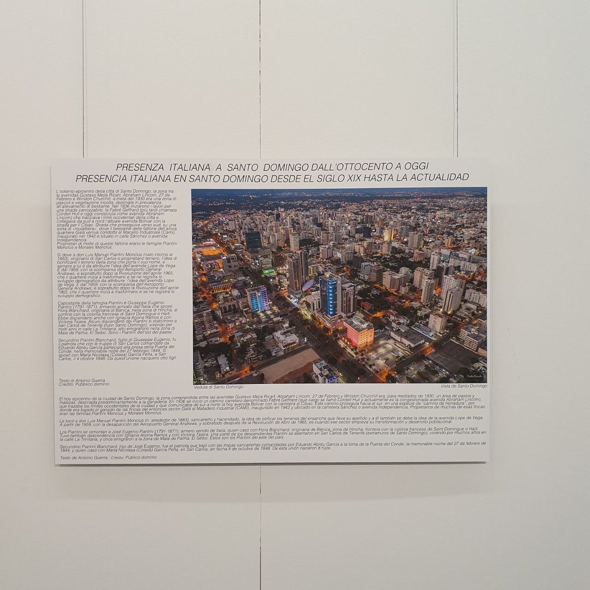 genovamorethanthis (@genovaeventi) on Twitter photo 🇮🇹🇩🇴Da oggi è possibile visitare l’esposizione "La presenza italiana a Santo Domingo dalla metà dell’Ottocento a oggi” allestita al
<a href="/GalataMuseoMare/">Galata Museo del Mare - Genova</a> fino al 5 dicembre 2021.
Per scoprirne di più 👉 visitgenoa.it/evento/la-pres…
#AspettandoilMei 🇮🇹🇩🇴Da oggi è possibile visitare l’esposizione "La presenza italiana a Santo Domingo dalla metà dell’Ottocento a oggi” allestita al
<a href="/GalataMuseoMare/">Galata Museo del Mare - Genova</a> fino al 5 dicembre 2021.
Per scoprirne di più 👉 visitgenoa.it/evento/la-pres…
#AspettandoilMei