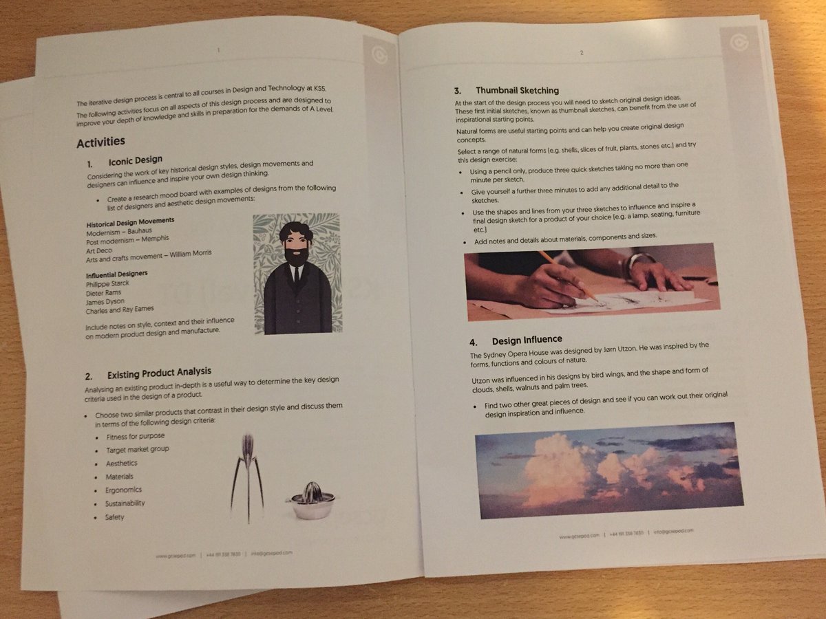Stumbled across these two great (&amp; free) little resources —Getting Ready for GCSE &amp; A-level D&amp;T from <a href="/GCSEPod/">GCSEPod</a>. If anyone hasn’t seen these before, you can find them here: gcsepod.com/getting-ready-…

The “DT” rather than D *&amp;* T does bug me though 🙈🤣